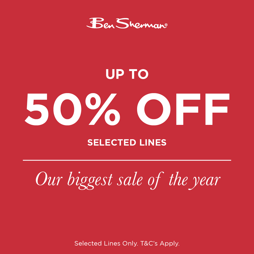 Summer Sale: Up to 50% off selected lines