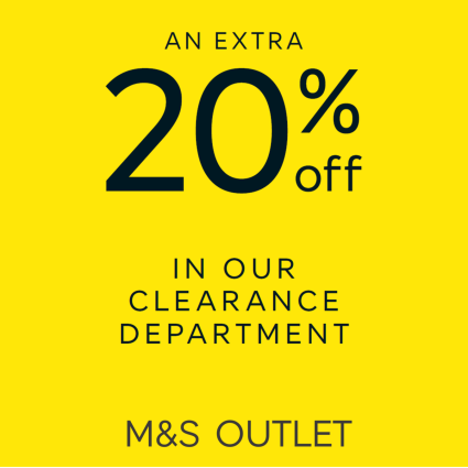 20% off Clearance