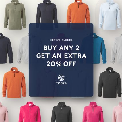 Buy any 2 Revive fleeces and get an extra 20% off