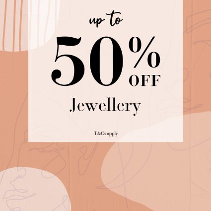 Up to 50% off jewellery