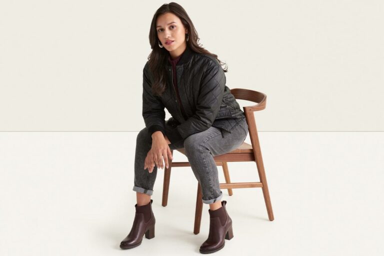 Clarks model in shoes