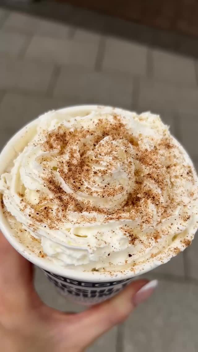 🎃 PSA: Greggs Pumpkin Spice Lattes are backl! 🎃And yes, you can grab one at Greggs Dalton Park👁️🍂#pumpkinspicelatte #greggs #daltonpark #pslseason