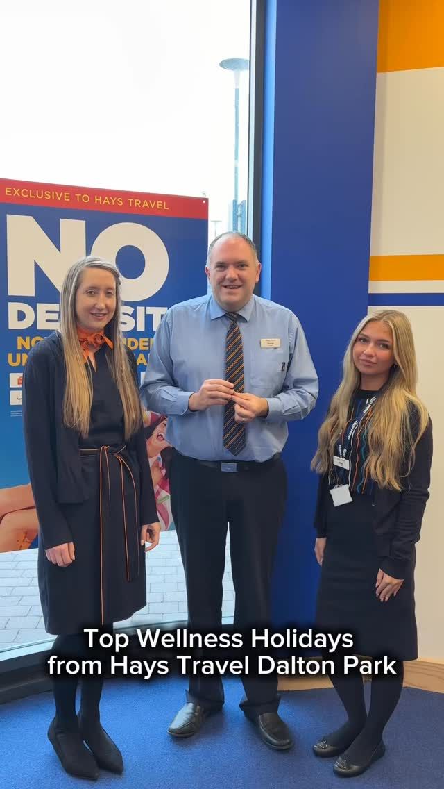Dreaming of your next wellness holiday? We are too ✨Our Hays Travel Dalton Park team are full of ideas and ready to help you book yours. Visit our fantastic team in store and start planning your next wellness getaway🌿✈️#wellnessweek #daltonpark #haystravel #haystraveldaltonpark #holiday