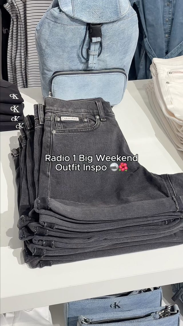 Who's going to Radio One's Big Weekend?! 👀🪩✨Get your festival fit sorted for unbeatable prices at @adidas, @levis, @dune_london and @calvinklein 🌞