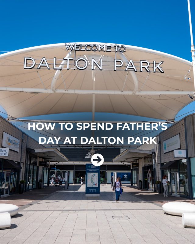 Need Father's Day plans? We've got your day out sorted at Dalton Park 💙Challenge Dad to wizard mini golf at @holeinwanddaltonpark, catch a film at @cineworlddaltonppark, enjoy a family meal at @etto, then treat him to something special from our brand-new @belstaff store.One destination, endless ways to celebrate Dad ✨