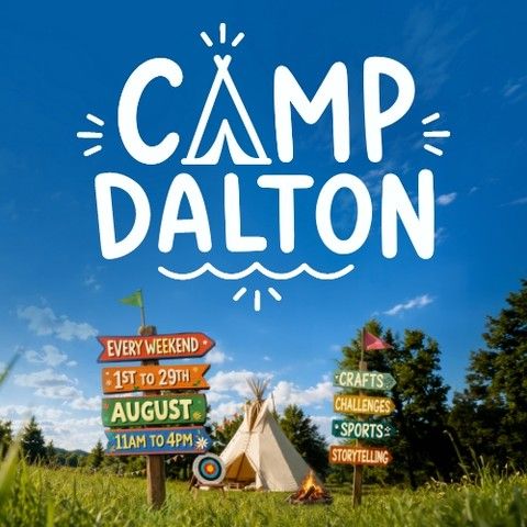 Adventure awaits at Dalton Park! 🏕️This summer, discover our brand-new Camp Dalton – a FREE immersive outdoor experience packed with nature-inspired crafts, scavenger hunts, archery, campfire stories and more.✨ Earn a badge at every activity and collect them all for a special prize!📅 Every weekend throughout August⏰ 11am–4pm🎟️ FREE to attend - secure your place via the link in bio.